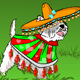 Одевалка собаки в мексиканском стиле